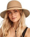 FURTALK Womens Wide Brim Sun Hat wi