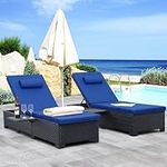 WAROOM Outdoor Chaise Lounge Chair 