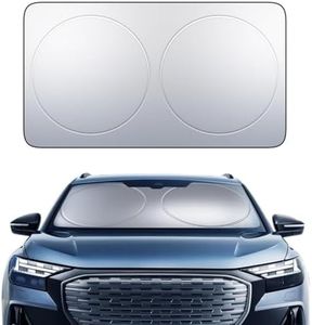 Lamicall Car Windshield Sun Shade – 4-Layer Reflective 240T Sun & UV Reflective Windshield Cover Sun Shade | Easy Install, Foldable | 150x79cm Windshield Cover for Medium Sedan, SUV