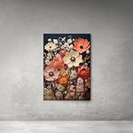 Panoramic Wall Art, Floral Print, M