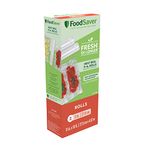 FoodSaver Expandable Vacuum Seal Rolls, 11" x 16', 2 Pack