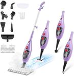 Steam Mop Cleaner with Detachable Handheld Steamer, 13.5 oz Tank, 20FT Cord, Fast Heat-Up, 10-in-1 Multi-Surface Cleaning for Floors, Carpets, Tiles & Grout