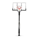 Silverback B5402W 60-Inch SB-60 In-Ground Basketball System with Aluminum Framed Tempered Glass Backboard