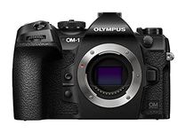 OM SYSTEM OM-1 Micro Four Thirds System Camera, 20 MP BSI Stacked Sensor, 5-Axis Image Stabilisation, Black