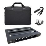 SOYAN 18" x 11.8" Guitar Pedal Board with Power Supply Cradle, Carry Bag Included (SPB-18S)