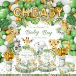 244PCS Jungle Safari Baby Shower De