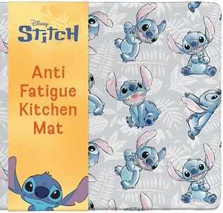 Disney Stitch Anti-Fatigue Kitchen Mats for Floor, 17x47, Non-Slip