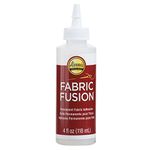 Aleene's 23473 Fabric Fusion Permanent Fabric Adhesive, 4-Ounce