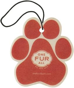 One Fur All Pet House Air Freshener - Ruby Red Grapefruit Pack of 4 - Non-toxic, Pet-Friendly for Small Spaces & Car - Hanging Odor Eliminating