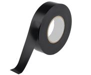 HomeBerg Black Electrical Tape - 19mm x 10m - Moisture and Heat Resistant Tape, PVC Strong Self Adhesion, Multipurpose Electrical Black Insulation Tape for Electrical Wires, DIY (Black, 1 Pack)