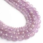 Song Xi Light Purple Amethyst Beads 10mm Natural Stone Beads for Jewelry Making 15inch Gemstone Beads