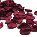 MIUINCY 200pcs Silk Rose Petals Burgundy Artificial Flowers Petals Flower Girl for Wedding Romantic Night Valentines Party Dinner Table Decoration