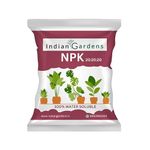 Indian Gardens - NPK 20:20:20 Fertilizer for all Garden Plants | Water Soluable | Plant Growth Booster | Plant Food | 900 Grams