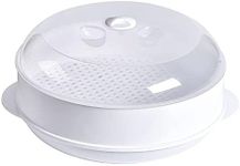 WANGYZJ Microwave Steamer - Plastic Vegetable Steamer, Steamer for Cooking, Microwave Steamer for Vegetables with Lid, BPA Free, Microwave Cookware, Healthy Cooking Quick Fast (Single layer)