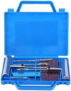 Kit de reparación de neumáticos: 1 juego de 7 piezas de juego de herramientas de reparación de pinchazos de llantas sin cámara para llantas