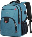 Backpack for Men and Women,School Backpack for Teens,17.3 inch Laptop Backpack for Business College Travel,Lake Blue