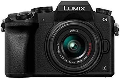 Panasonic LUMIX DMC-G7KEB-K Professional Camera with Lens - Black, 14 - 42 mm