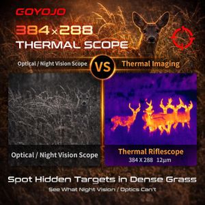 GOYOJO Thermal Imaging Monocular – 384x288 Infrared Night Vision, 25mm Lens