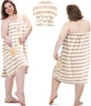 Xtinmee 2 Sets Plus Size Towel Wrap