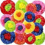 Mexican Paper Tissue Flowers Colorf