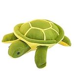 Green Turtle Plush Toys Soft Stuffed Sea Turtle Throw Pillow Cute Animal Dolls for Kids Gift 13 Inches