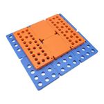 Manwetye 2 PCS Clothes Folding Board for Kid and Adult,T Shirt Folder Laundry Organizer Easy and Fast for Home Organization(Orange and Blue)
