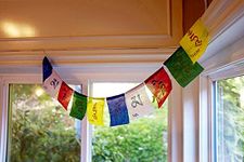 Aric Tibetan Buddhist Prayer Flags for Motorbike/Bike and Cycle, Home (X-Large)