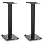 Triangle S01 Speaker Stands - Pair, Metal, Black, 6.5x8.5in Top Tray, 20kg Load Capacity