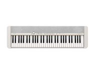 Casio Casiotone CT-S1 – 61-Key Touch-Sensitive Retro Keyboard | Sleek, Portable Design for Beginners to Pros | Stereo Grand Piano + 60 AiX Tones | USB-MIDI Connectivity | White