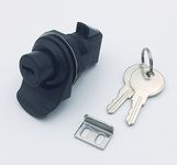 Push Button Latch with Locking for Marine Boat Tool Box, Glovebox, Radio Box, Electronic Box