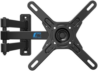 HOME VISION Soporte De Pared para TV Full Motion, RotacióN De 360°, Soporte De TV para TV De Pantalla Plana De 17-42 Pulgadas, Soporte De Pared para Monitor, MáX VESA 200x200mm, hasta 15kg