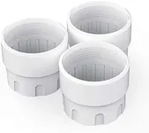 Frizzlife Upgraded Bottom Caps (3 Pack) For SK99 & SP99 Under Sink Water Filter