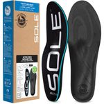 SOLE Active Thick Insoles with Met Pad, Mens Size 7 / Womens Size 9