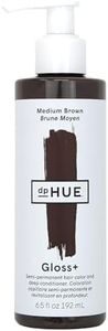dpHUE Gloss+, Medium Brown - 6.5 oz - Semi-Permanent Hair Color & Conditioner - Lasts Up to Eight Washes - Paraben, SLS & SLES Sulfate Free - Vegan, Leaping Bunny Certified
