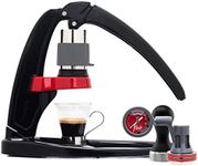 Flair Espresso Maker - Classic with Pressure Kit: Manual Lever Espresso Machine with Stainless Steel Tamper, Pressure Gauge and Carrying Case