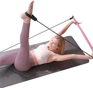 SMUG Active Pilates Bar Kit | Resistance Band Bar Men & Women | Full Body Workout Exercise Bar | Portable & Lightweight Resistance Exercise Stick for Gym & Home | Tone Abs, Upper Body, Legs & Butt