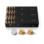 Nespresso Capsules Vertuo, Golden Caramel, Medium Roast Coffee, 30 Count Coffee Pods