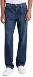 PAIGE Men's Exclusive Doheny Relaxed Straight Jeans, Trider, Blue, 38