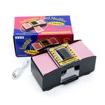 ACMEMAKE 2 Decks Automatic Card Shuffler, Battery Operated Electric Shuffler with USB Cable, Playing Card Shuffler for Card Games, UNO, Blackjack, Texas Hold'em