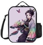 SPIRTUDE Anime Shinobu Lunch Box Waterproof Cooler Bag Travel Portable Storage Reusable Crossbody Bag for Girls and Boys (Shinobu)