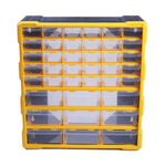 Alkon Polypropylene Component Organiser With Drawers (Aco39) Small Parts Storage|Jewellery|Pharmacy|Shop|Medicine|Diy|Clinic|Multiple Drawers-39 Drawers