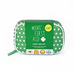 Mini First Aid Kit - 74 Items Kids First Aid Kit Includes Plasters, Bandages, Scissors, Tweezers & Burn Gel – for Car, Home, Office, Travel & Camping - Ideal for Babies & Kids – As Seen on Dragons Den