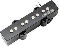 Wilkinson WOJB Vari Gauss Ceramic 4-String Jazz Bass Neck Pickup for JB Style Electric Bass, Black