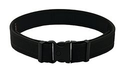 Uncle Mike's Kodra Hook and Loop Lining Ultra Duty Belt with Nylon Web (Medium, Black)