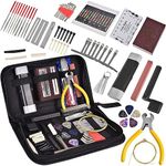 72Pcs Guitar Repairing Maintenance Tool with Carry Bag Care Cleaning Kit of Guitar Tools Suitable for Guitar Ukulele Bass Banjo,Perfect Gift for Music or String Instrument Enthusiast