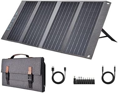 BigBlue 36W Panneau Solaire Portable PD20W, Chargeur Solaire Pliable (USB C + USB A +20V DC Sortie) pour Camping, Charge Rapide, IP54, Compatible avec Téléphone Portable, iPad, etc.