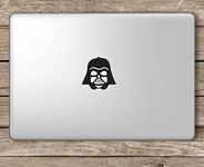 Fusion Graphix Darth Vader Head Star Wars Laptop Vinyl Sticker (Black)