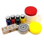 Complete Block & Screen Printing Kit/DIY Stamp Printing Kit/Wooden Block Printing Kit