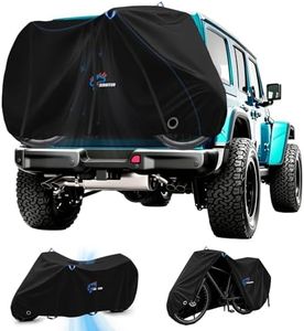 SIRUITON Bike Cover for Transport 3 Bike-Heavy Duty 600D Travel Bike Covers, Outdoor Strong UV Protection & Windproof, Waterproof Bicycle Rack Covers for Car, Truck, RV, SUV.