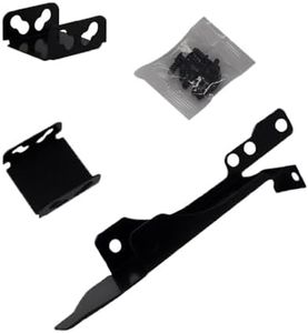 Esforzarse 1 Set Fan Mount Rack PCI Slot Bracket, Computer Fan Bracket Radiator Fan Radiator, Rack Graphic Card Cooling Bracket Iron Heat Sink,Suitable for 8/9/12 cm Graphics Card Fan(Black Metal)